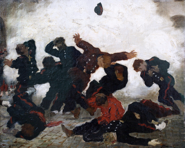 Paris. L'Explosion. 1871. Folkwangmuseum Essen