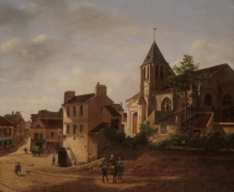 Charonne vers 1830 par Étienne Bouhot